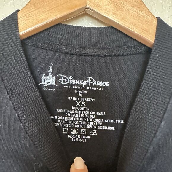 Disneyland Resort Celebration Crew Black/White Long Sleeve Shirt Spirit Jersey S - Picture 4 of 7